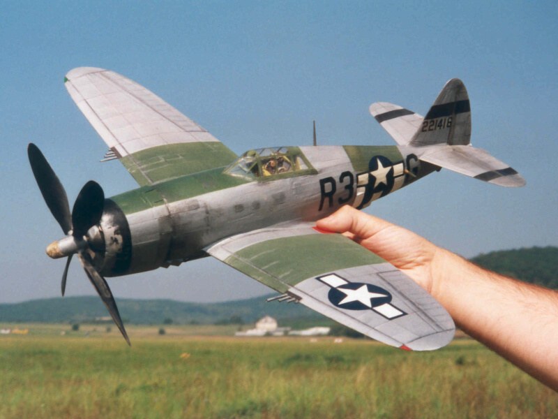 Republic P-47 Thunderbolt (stavba: Jiří Merta, foto: Felda)