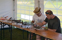 Bodovací dvojice Jaromír Masopust a Petr Novobilský