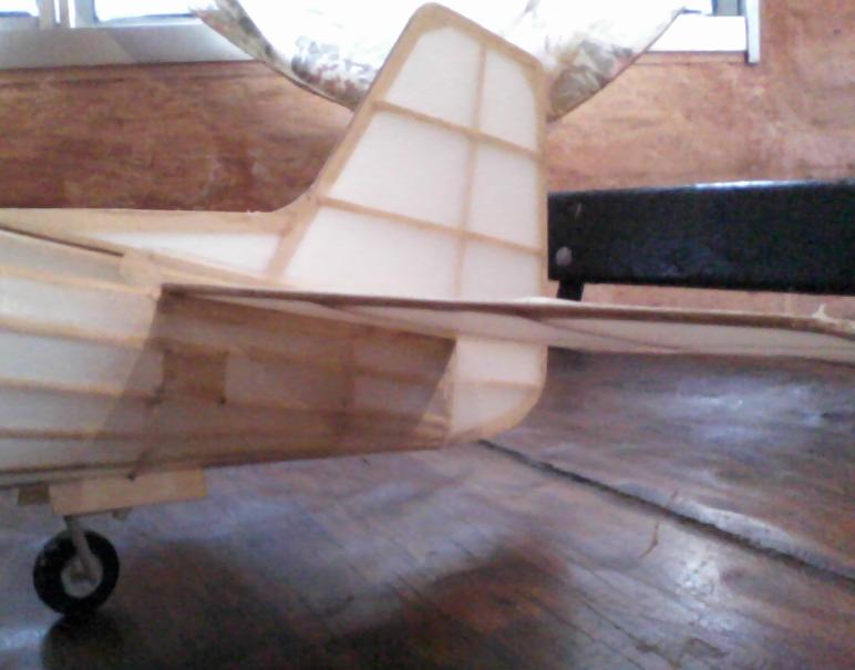 mustang p51d tail unit assambled 004.JPG
